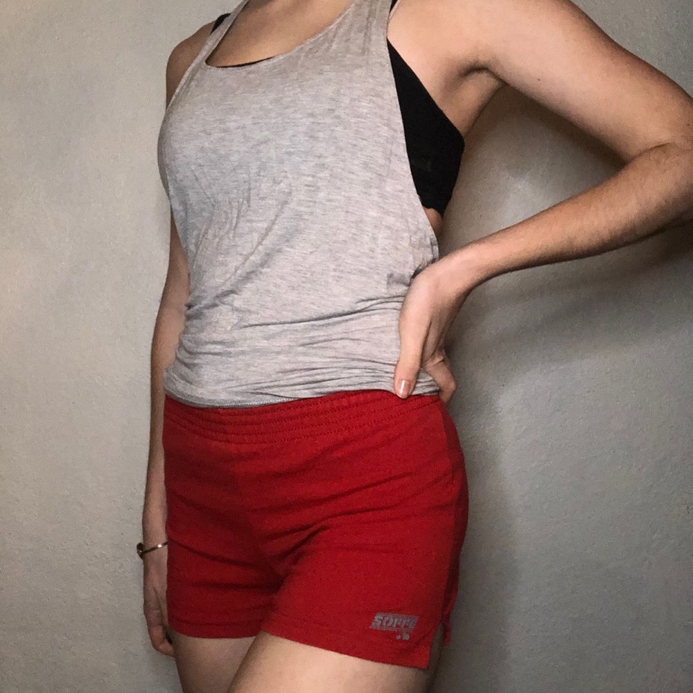 Red Soffe Shorts